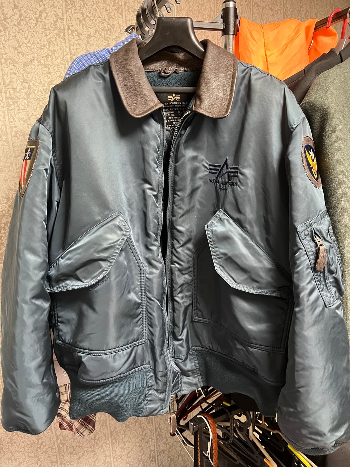 2001 알파인더스트리 FLT 45/P 항공점퍼 봄버자켓 B-15D 상품이미지1