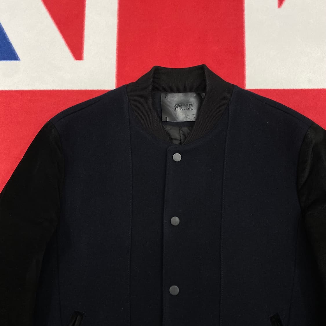 시스템 울캐시미어 바시티자켓 105 상품이미지3