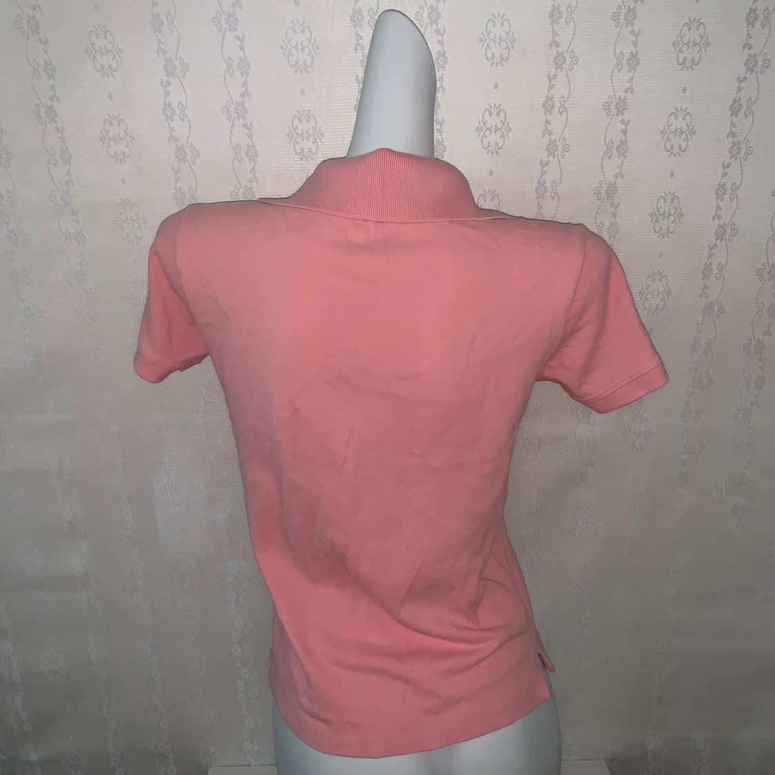행텐 핑크 카라 반팔티 상품이미지2