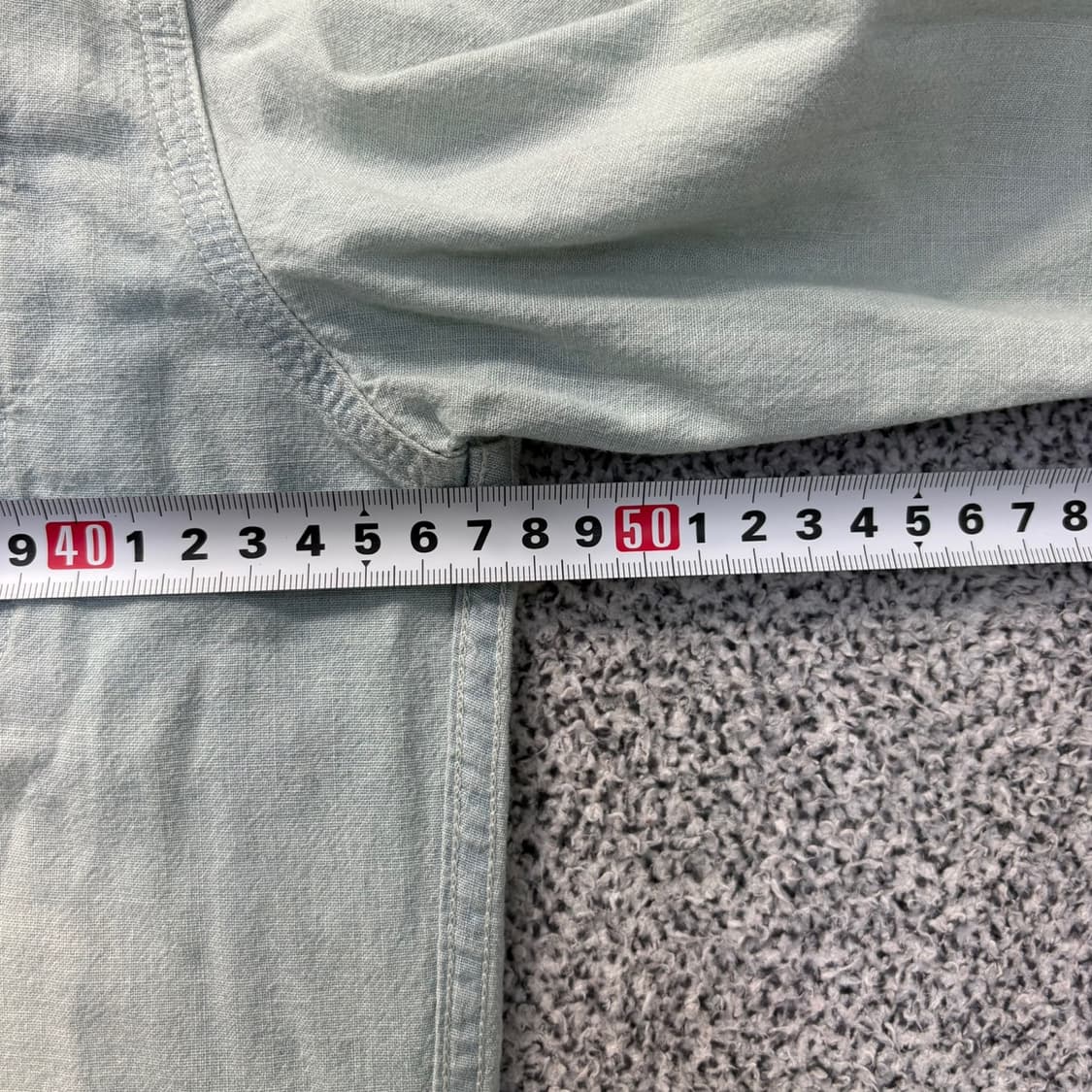 S 타미힐피거 남성 연청 데님 셔츠 남방 0330J 상품이미지6