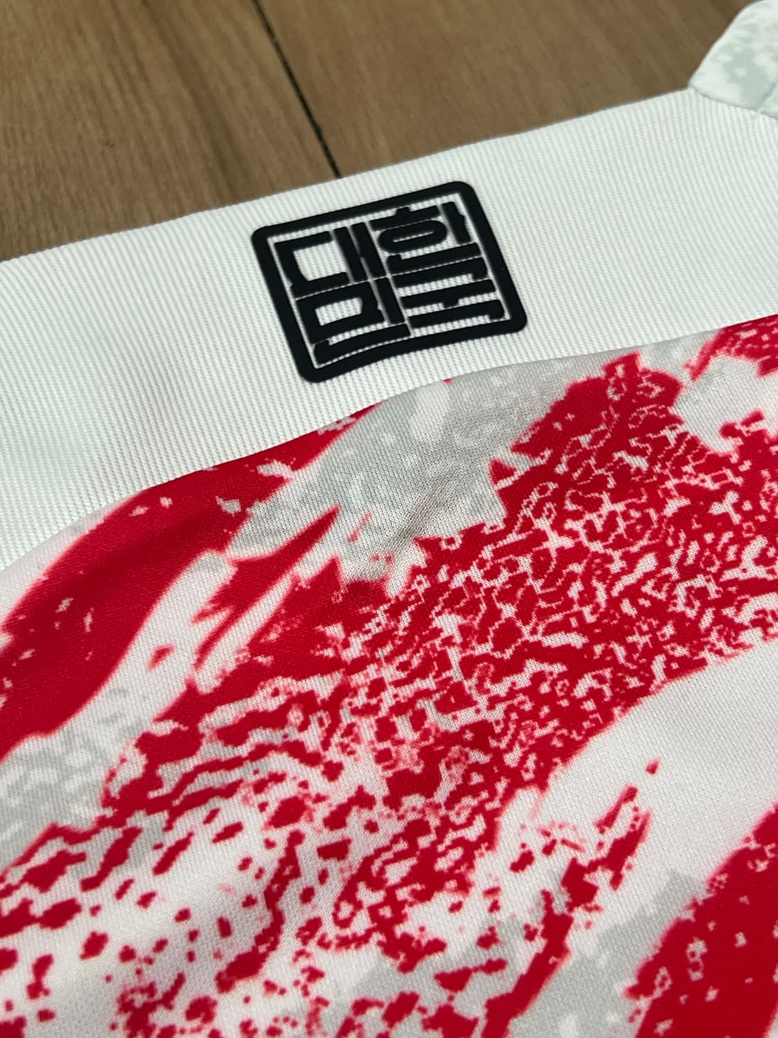 (새상품) 나이키 코리아 드라이핏 프리매치 풋볼 탑 화이트 XL 상품이미지4