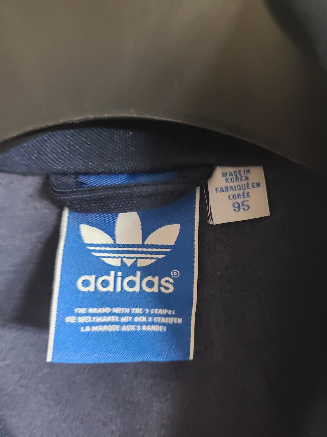 아디다스 유로파 네이비 삼선 트랙탑(95) 상품이미지5