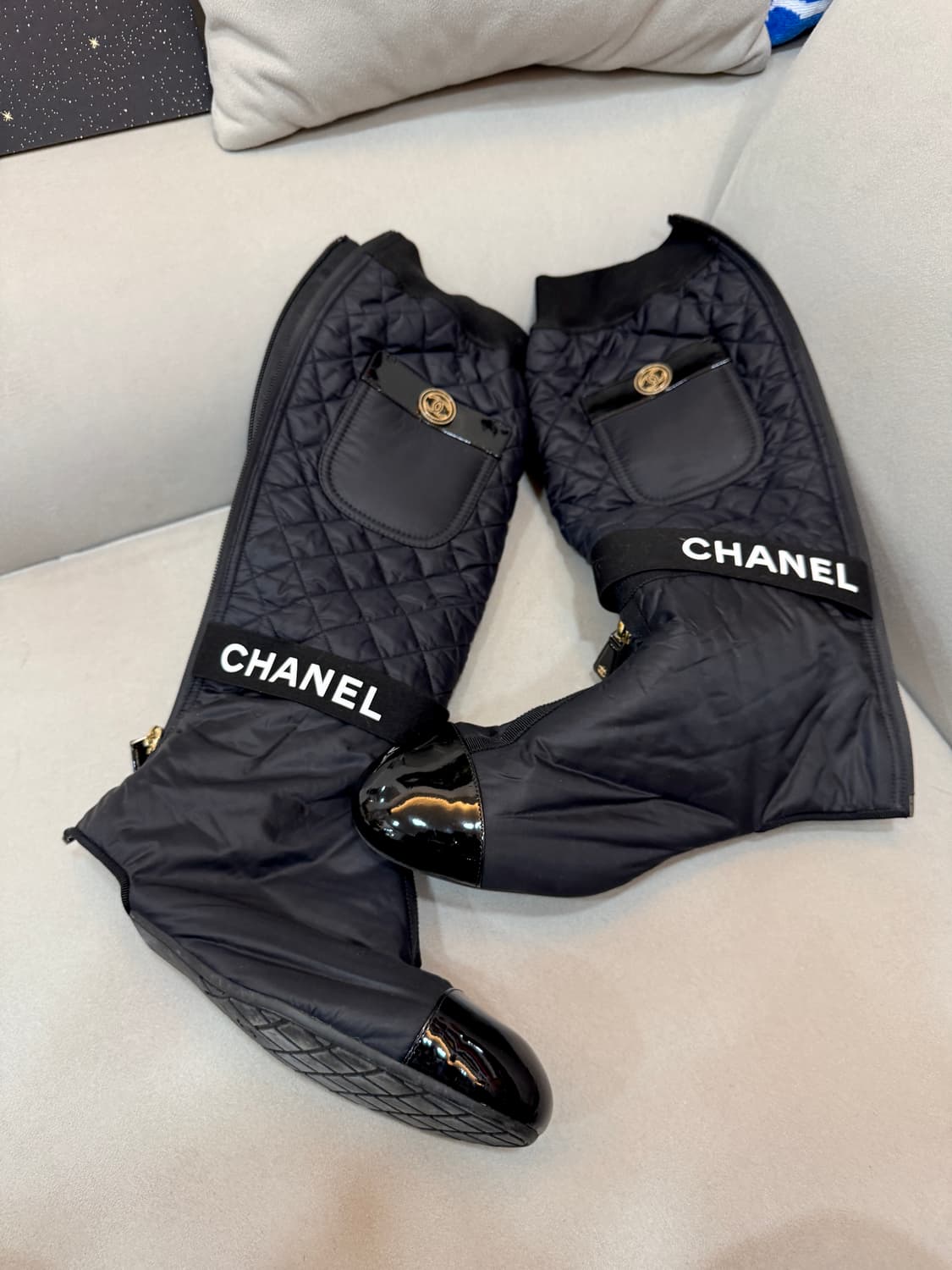 샤넬 투웨이 퀄팅 부츠 38.5사이즈  상품이미지5