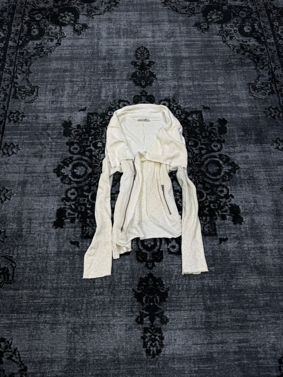 Unknown asymmetric rider sweat zip up 상품이미지1