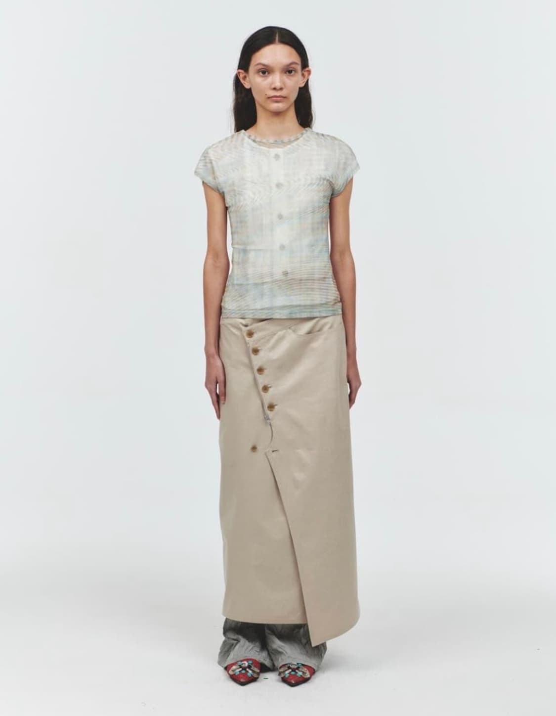 오들리워크샵 메쉬 탑 S 상품이미지2