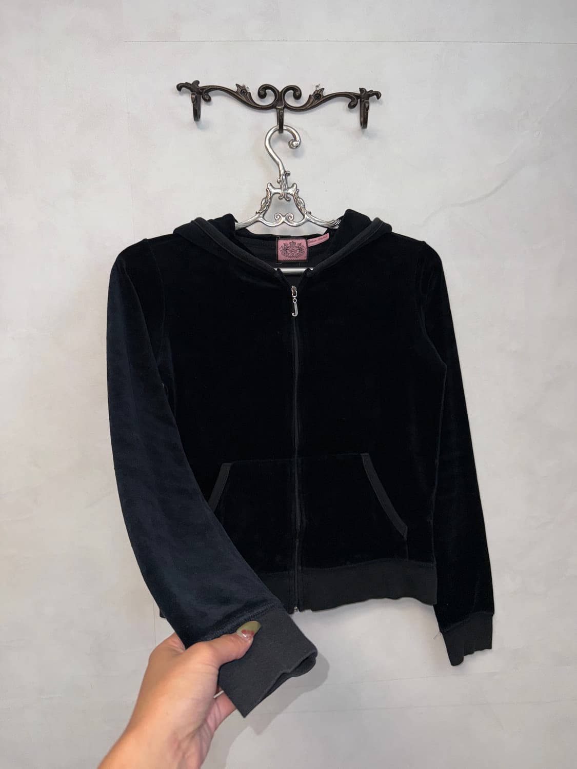 Juicy Couture black peace mandala 벨벳후드집업 상품이미지4