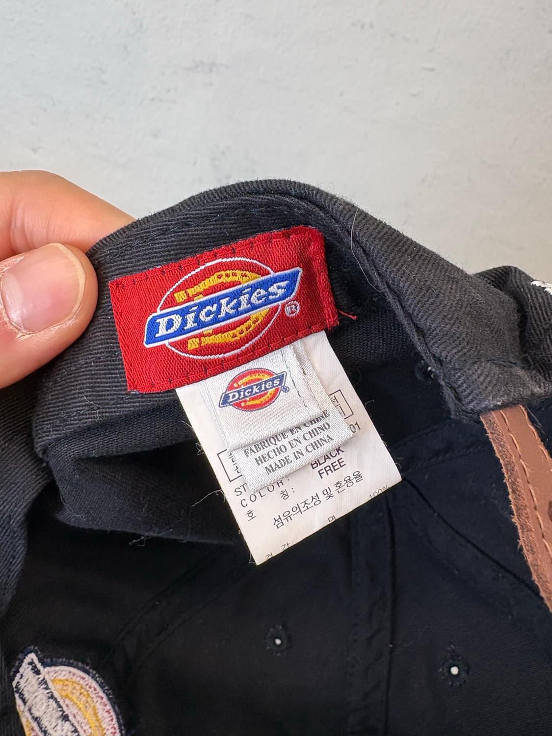 디키즈 빈티지 자수로고 볼캡 블랙 상품이미지5