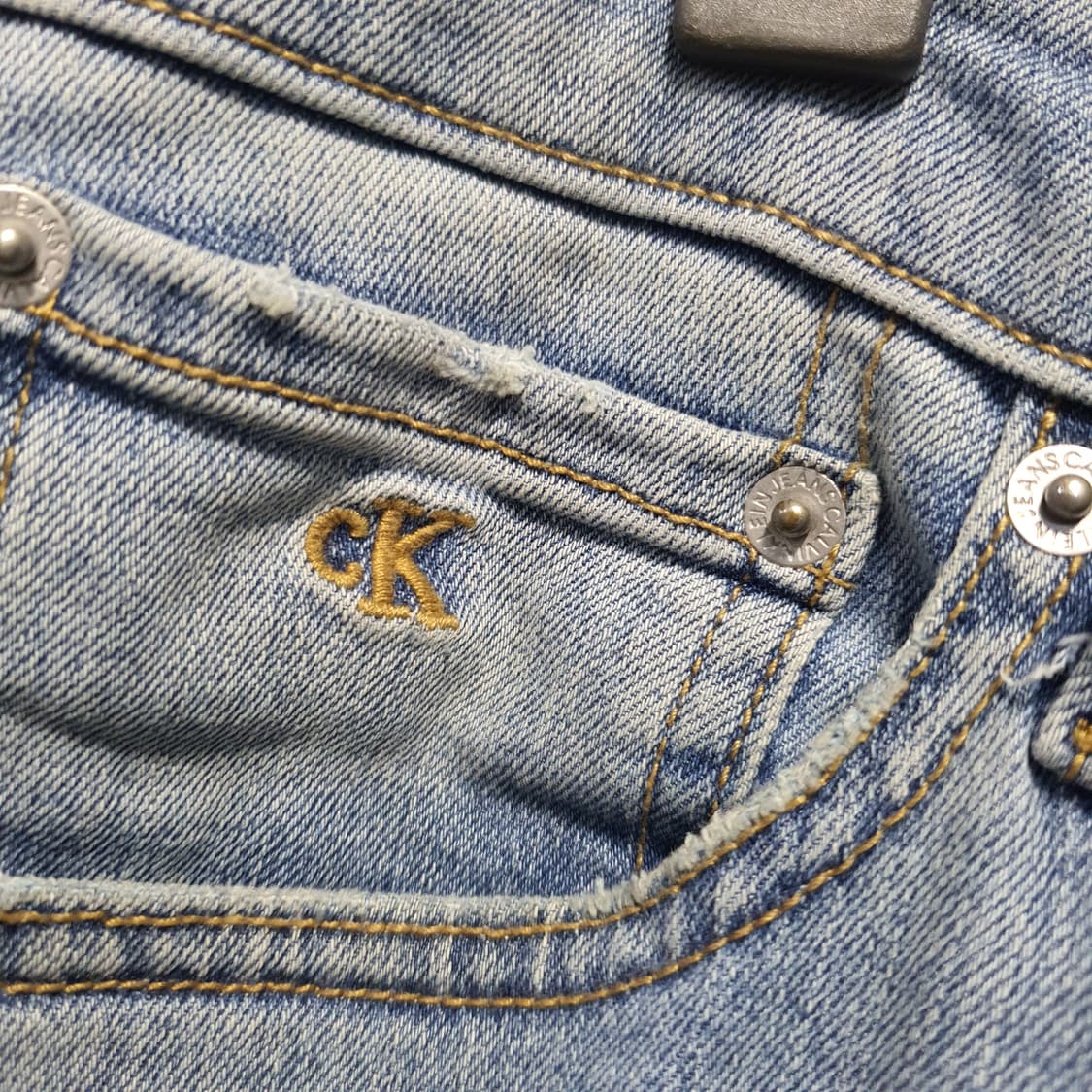 캘빈클라인 슬림 스판 청바지 데님 팬츠  상품이미지3