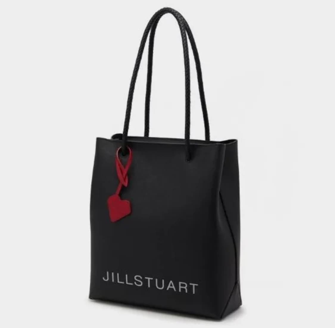 질스튜어트 블랙 가죽 레터링 하트 참장식 숄더백 상품이미지1