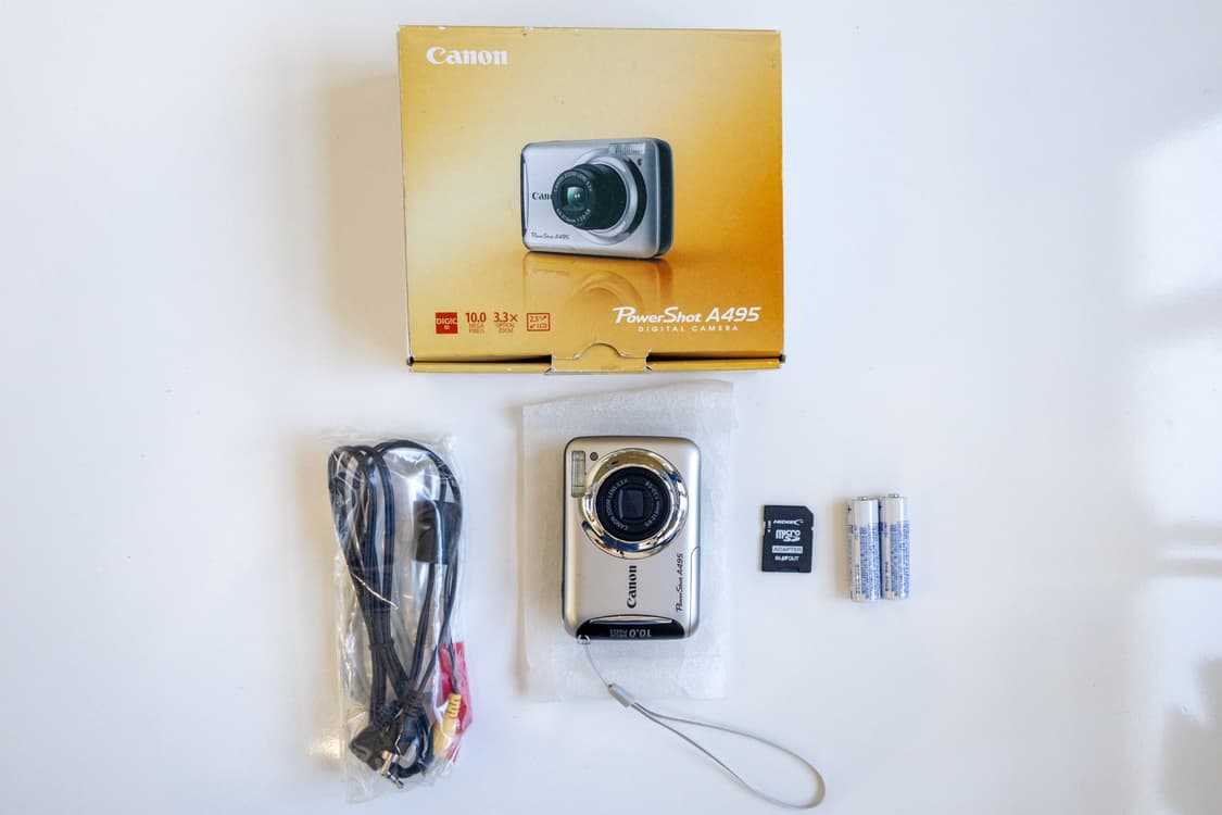Canon PowerShot A495 / 빈티지 디지털 카메라 상품이미지9