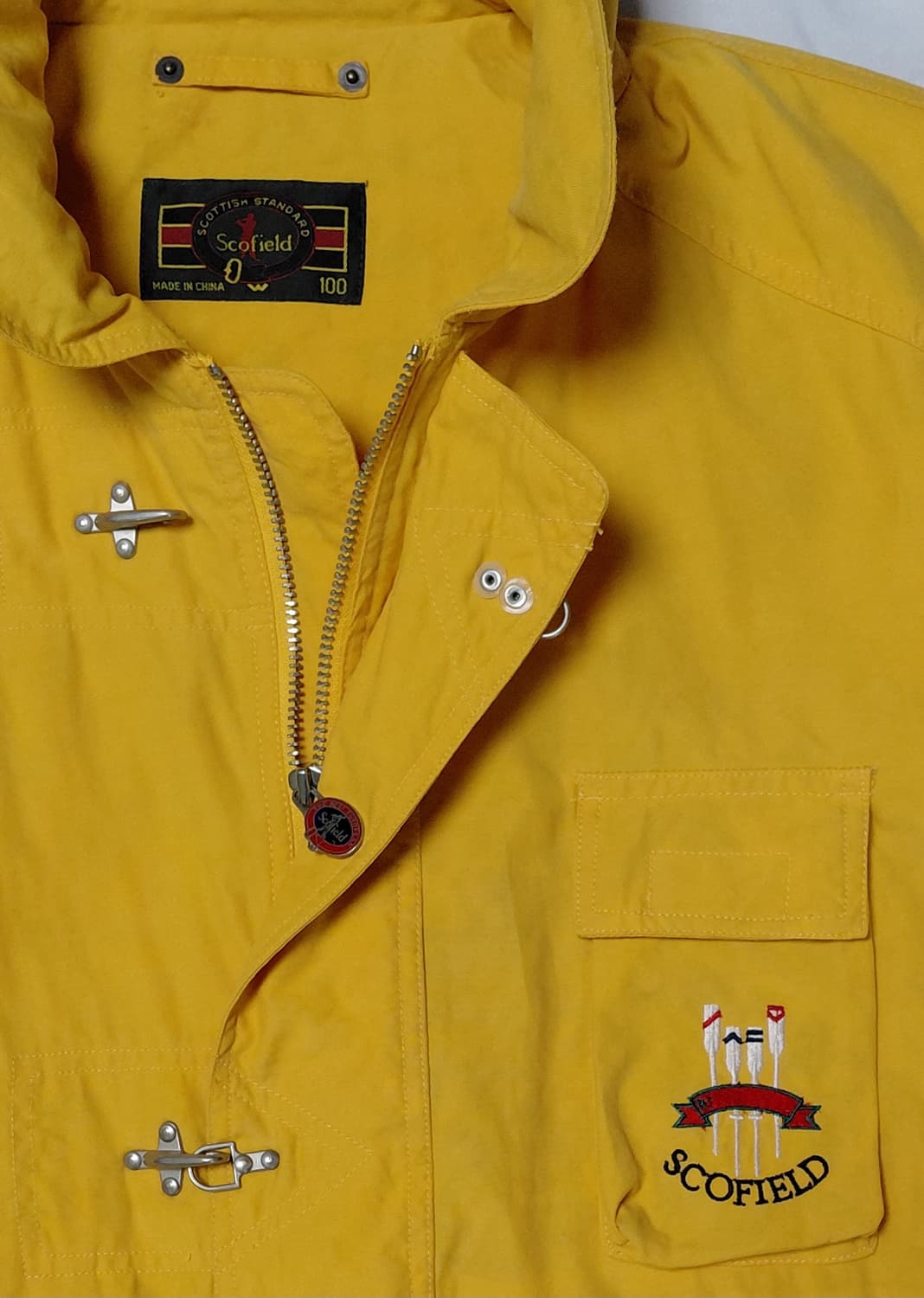 [희귀/빈티지] 스코필드(Scofield) 파이어맨 버클 세일링 자켓 상품이미지1