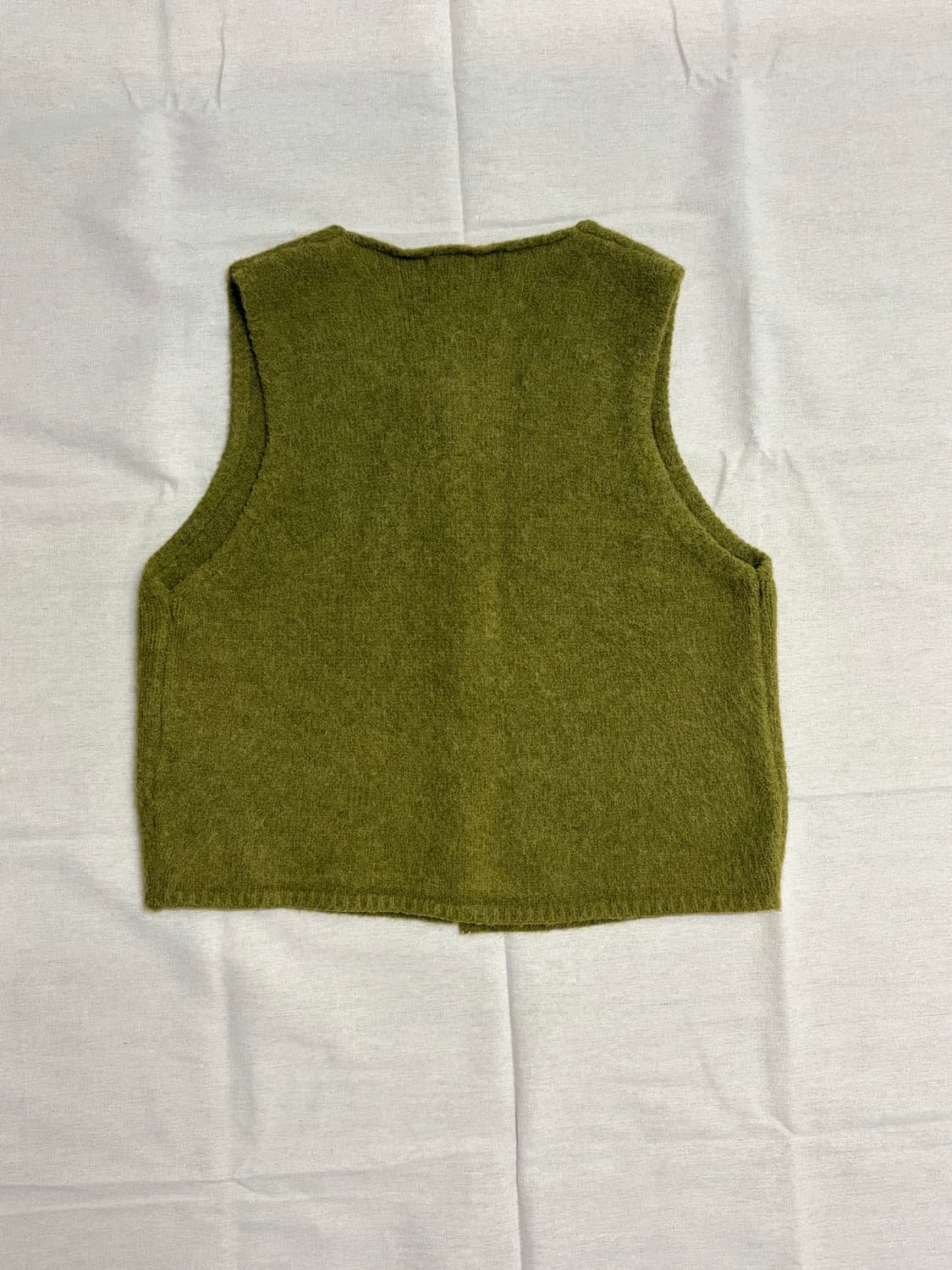 빈티지 올리브 니트 베스트  상품이미지3