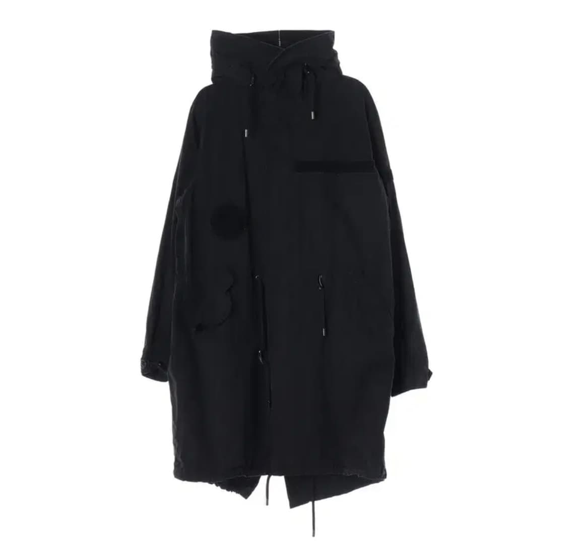 비이커 피쉬테일 야상 002 size 블랙 상품이미지1