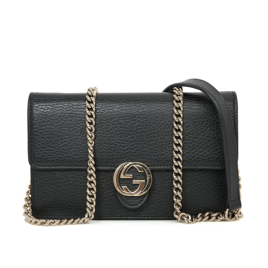 구찌 인터로킹 체인 크로스백 GG 블랙 미니백 510314 상품이미지5