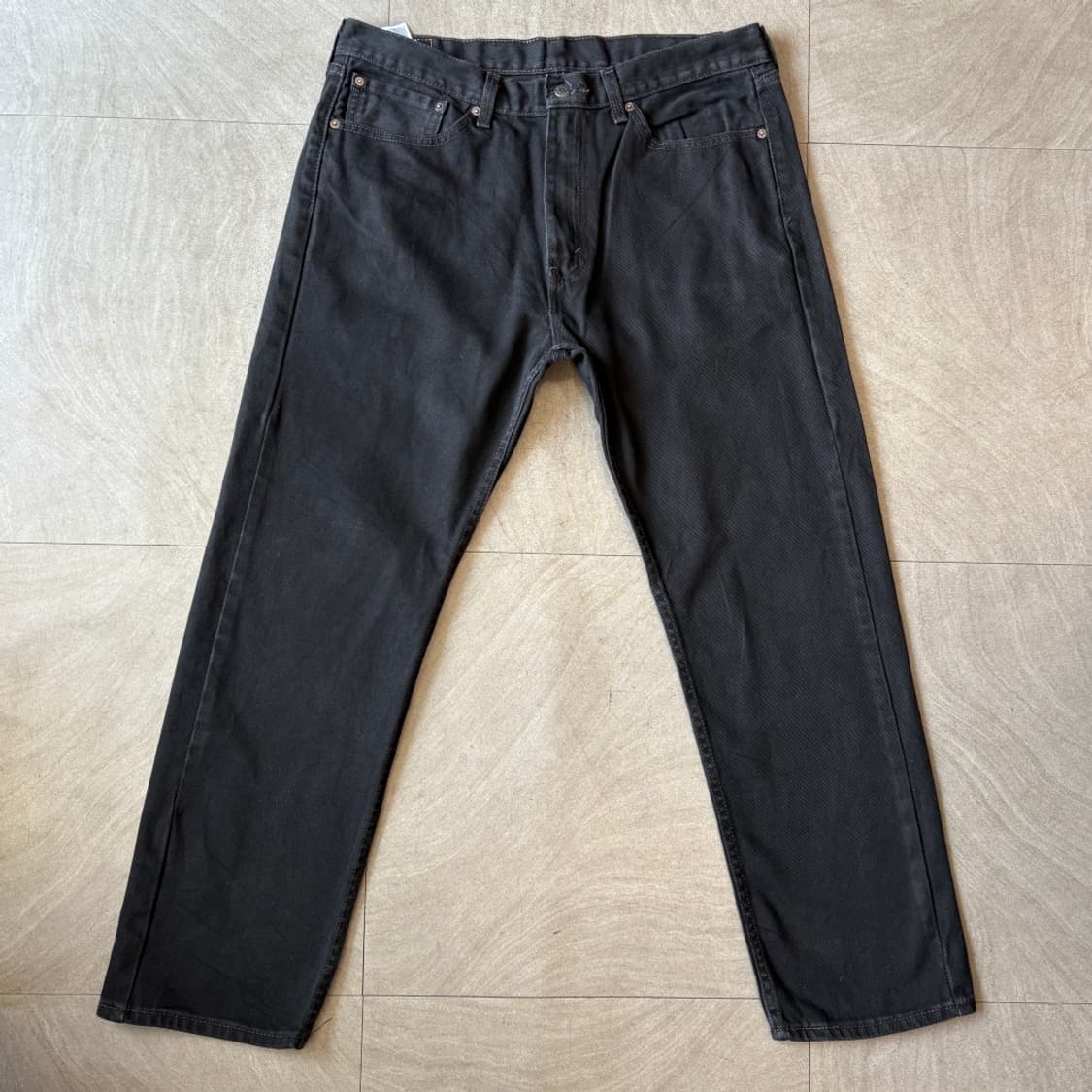 리바이스 정품 505 데님 블랙 팬츠 바지 상품이미지1