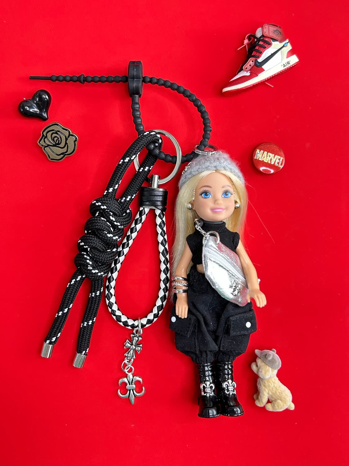 (12)바비키링 정품USA 마텔사 바비인형 커스텀키링 상품이미지1