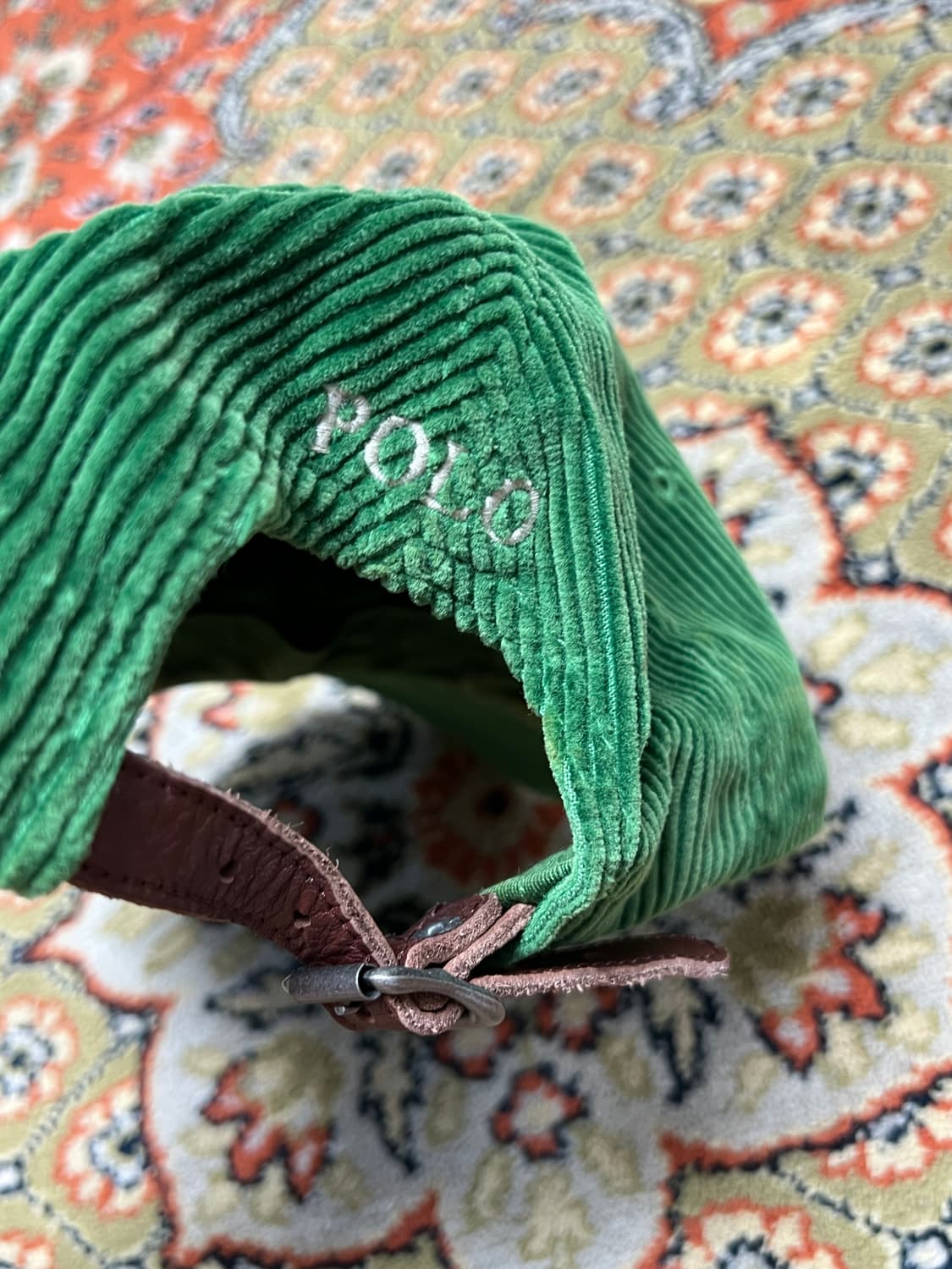 폴로 랄프로렌 그린 코듀로이 볼캡 OS 상품이미지4