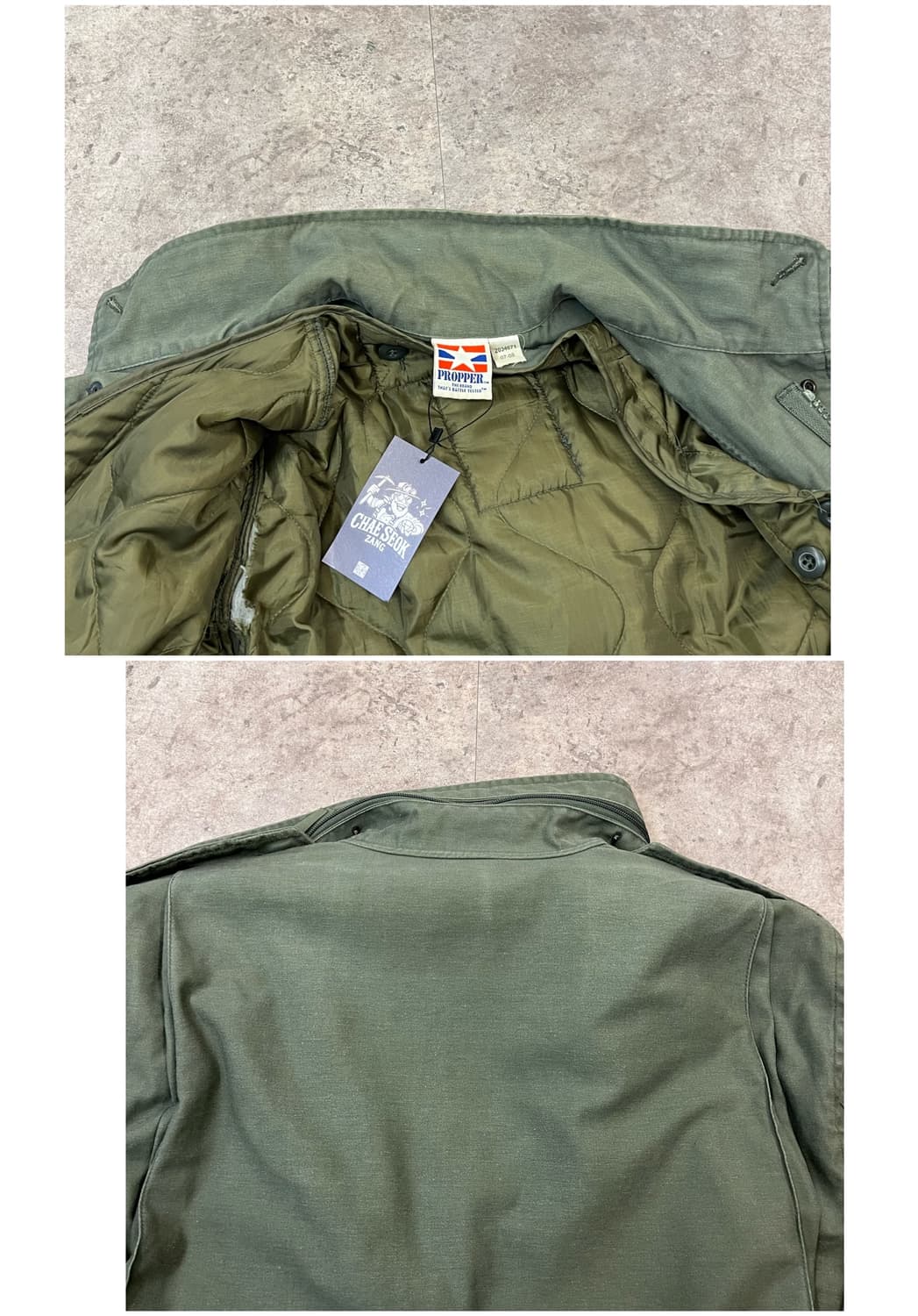 프로퍼 M65 필드 자켓 카키 S #csz1872 상품이미지5