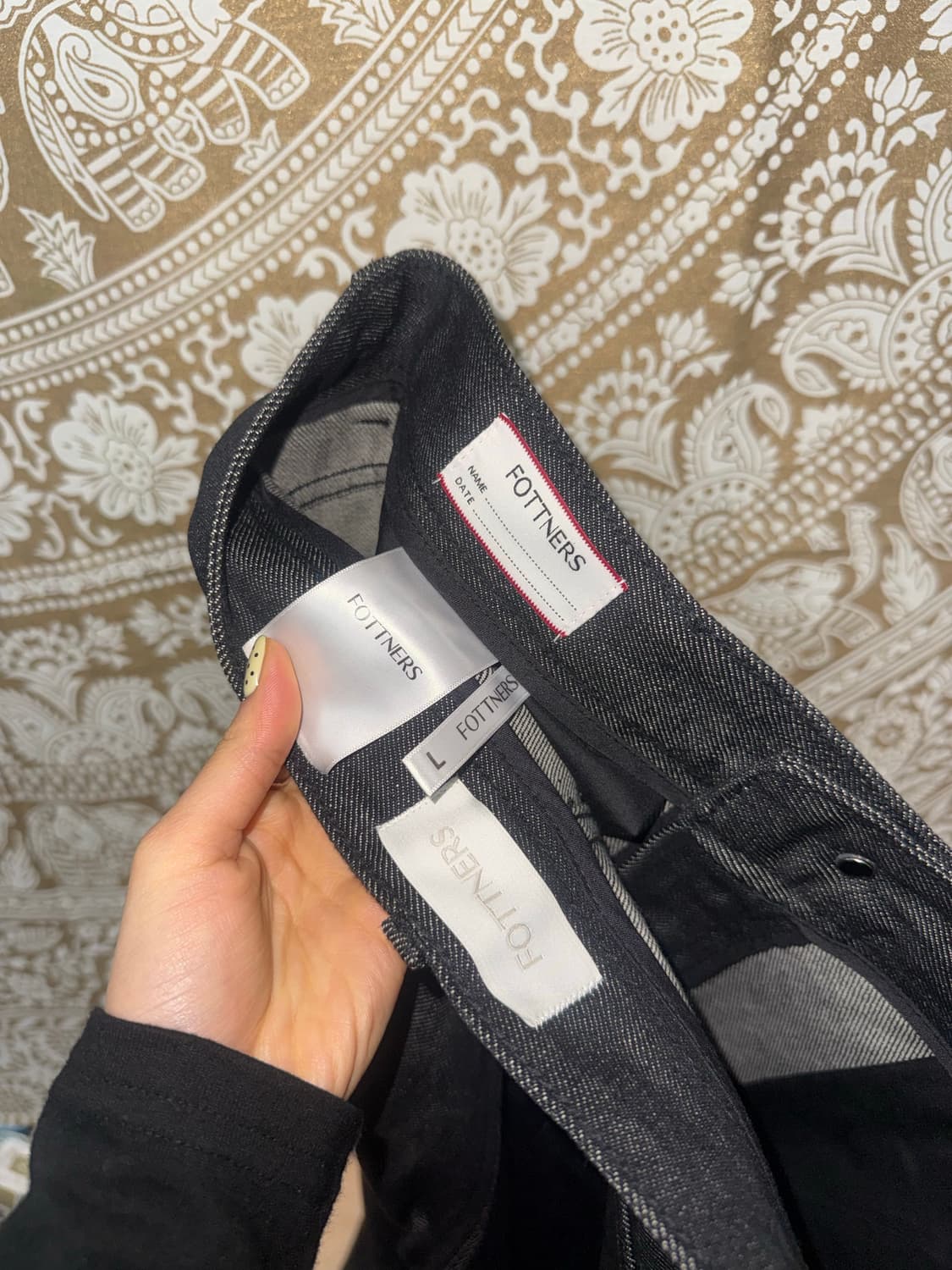 Fottners 투턱 생지 데님팬츠  상품이미지6