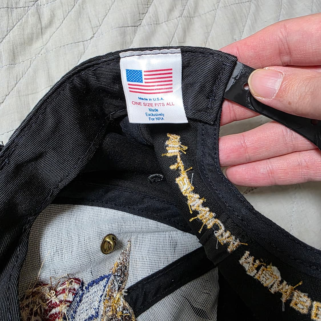 [OS] 빈티지 NRA 매티보이 볼캡 ver. 뱃지 2 상품이미지5