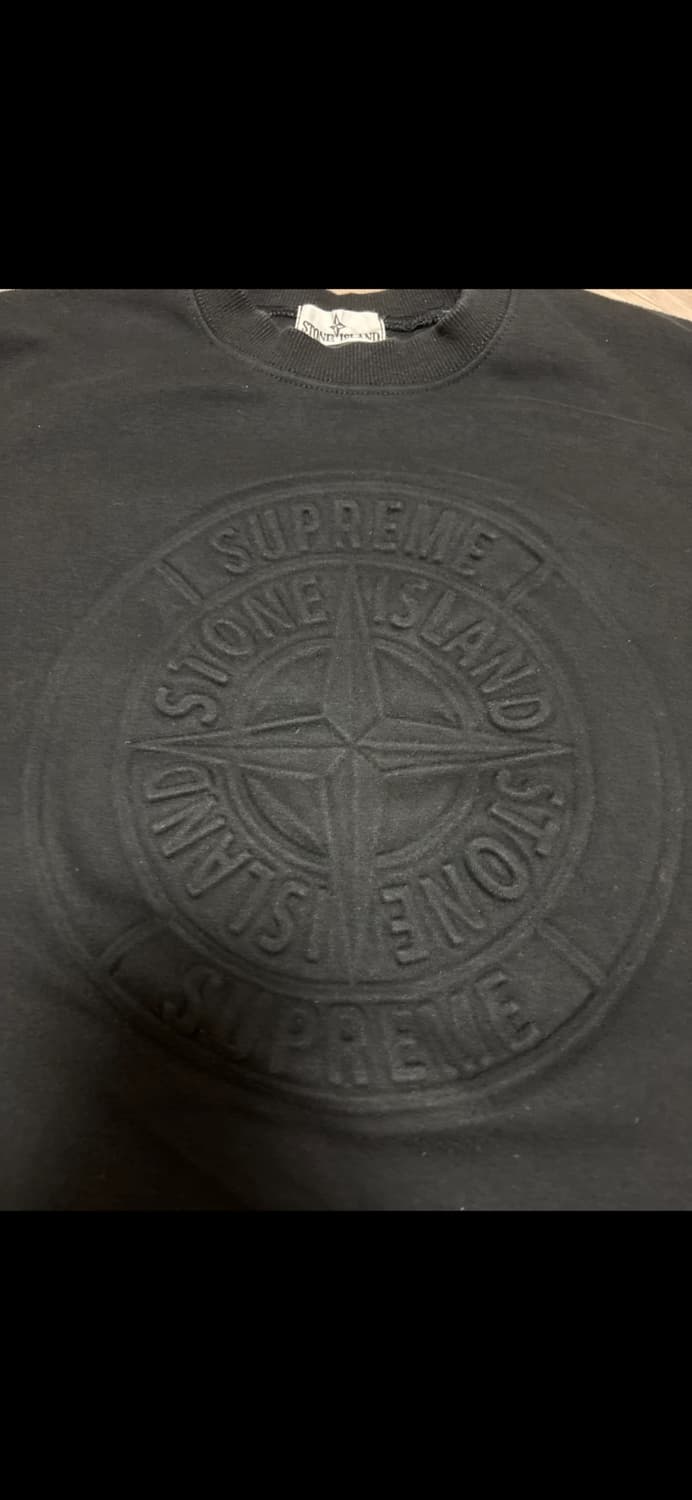 스톤아일랜드x슈프림 맨투맨 상품이미지2