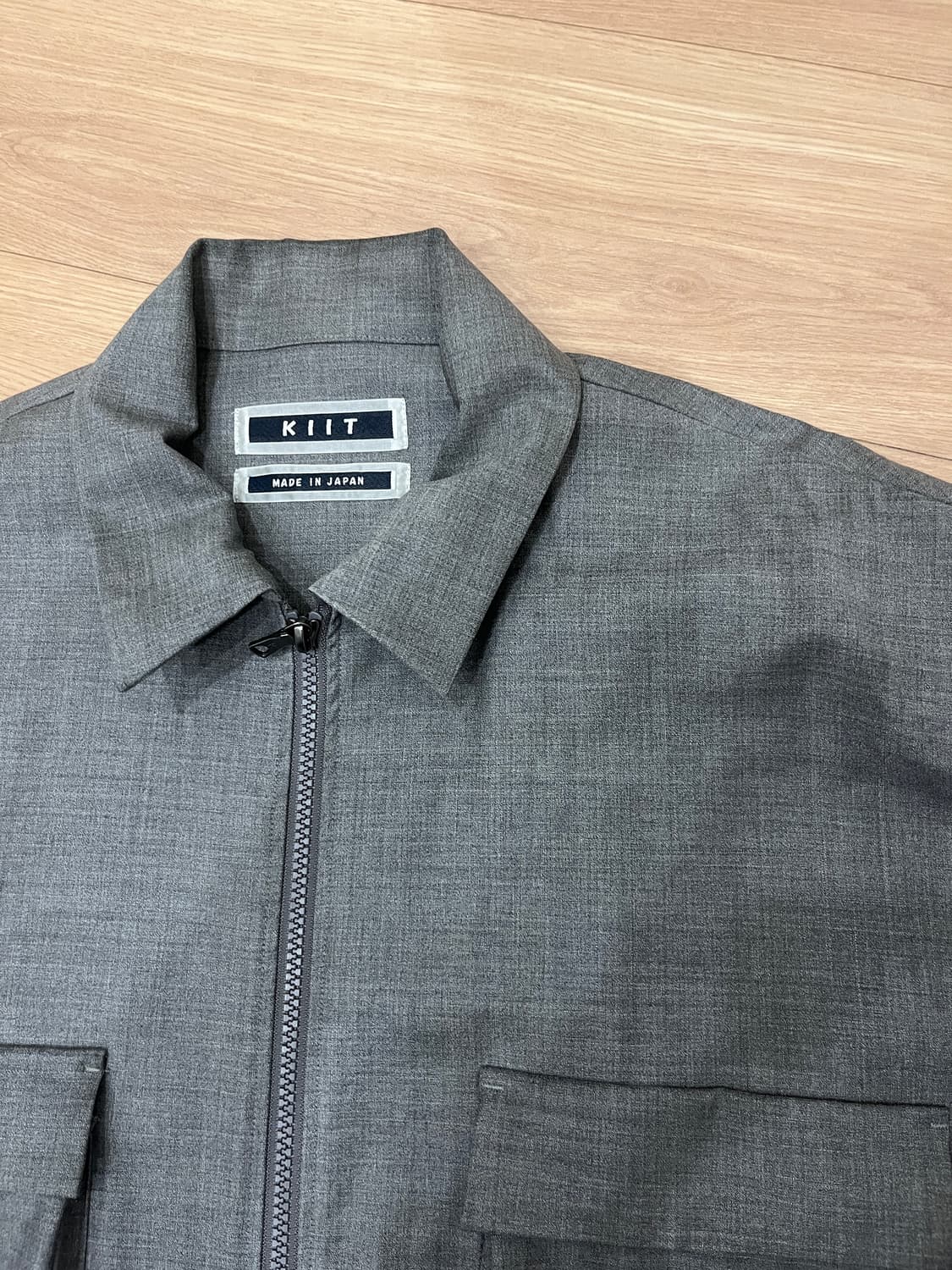 KIIT 2-way zip up wool shirts jacket 상품이미지1
