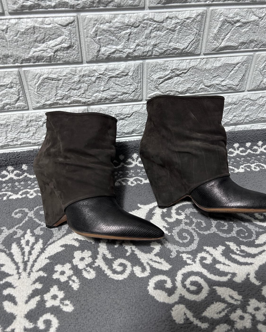 마틴 마르지엘라 슬라우치드 웨지 부츠 상품이미지3