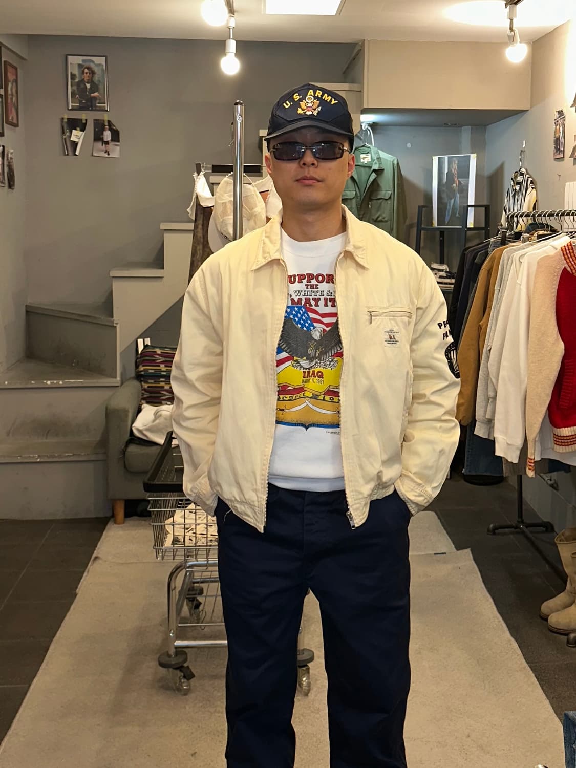 90’s Men’s for men embroider jacket 상품이미지3