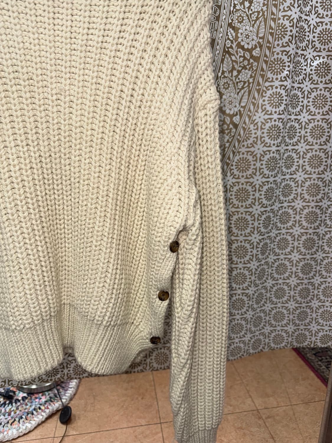 빈티지 목폴라 하이넥 니트  상품이미지4