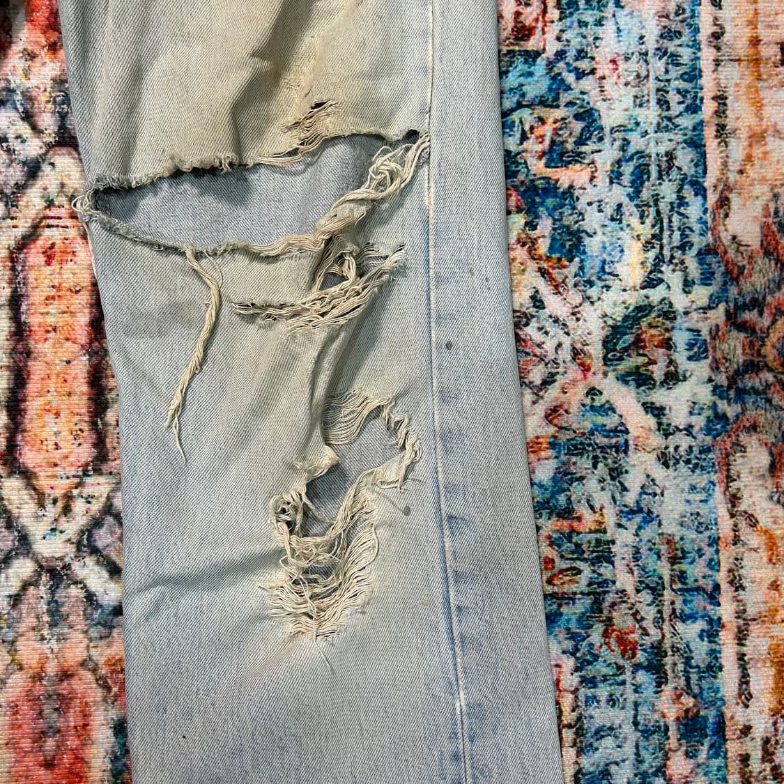 [34X32] 90s made in usa 리바이스501 디스 데님팬츠 상품이미지6