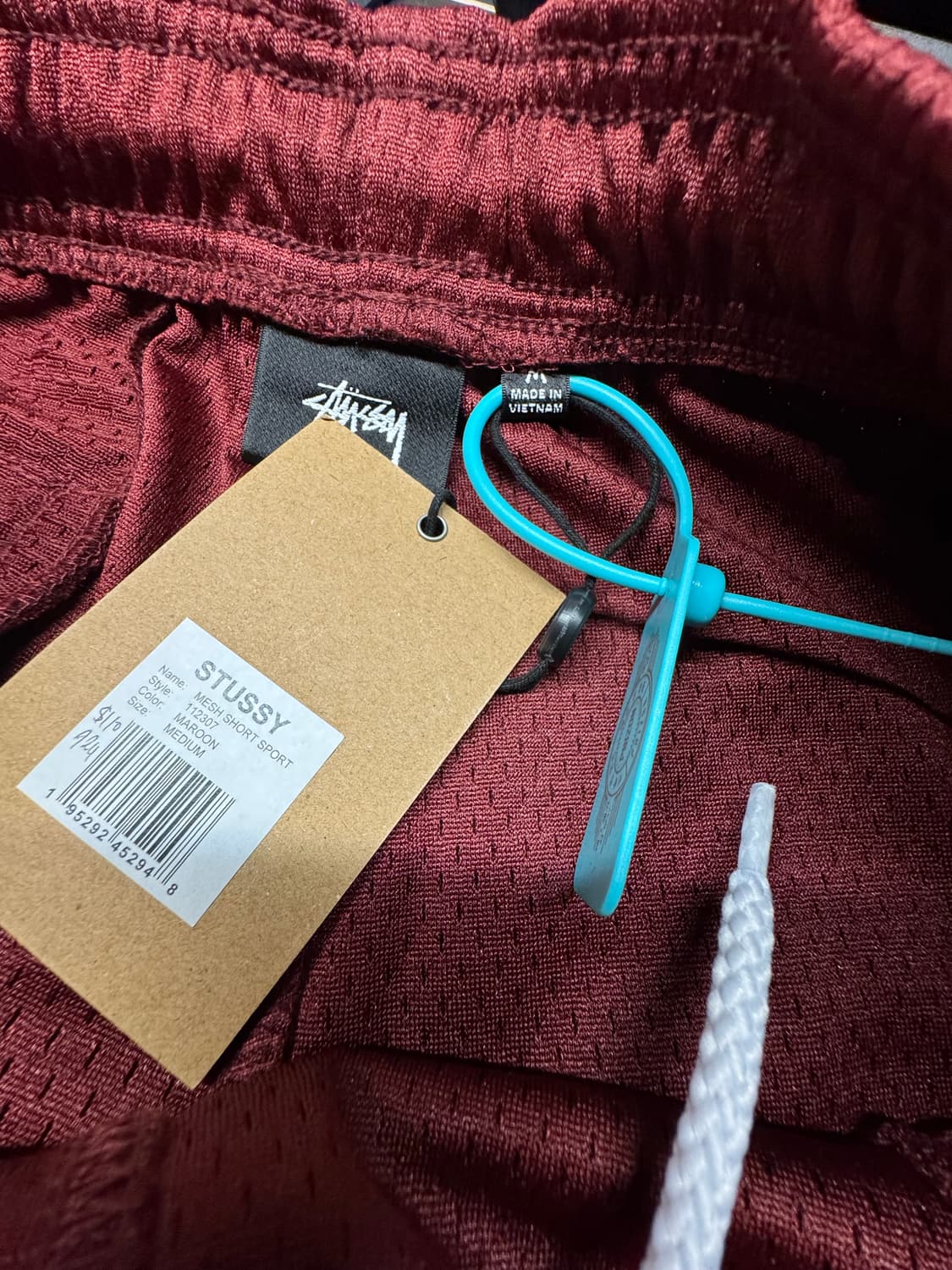 스투시 매쉬 스포츠 마룬 ss24 (m) 상품이미지2