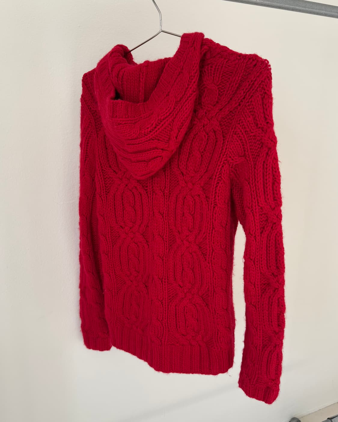 빈티지 니트 후디 가디건 상품이미지3