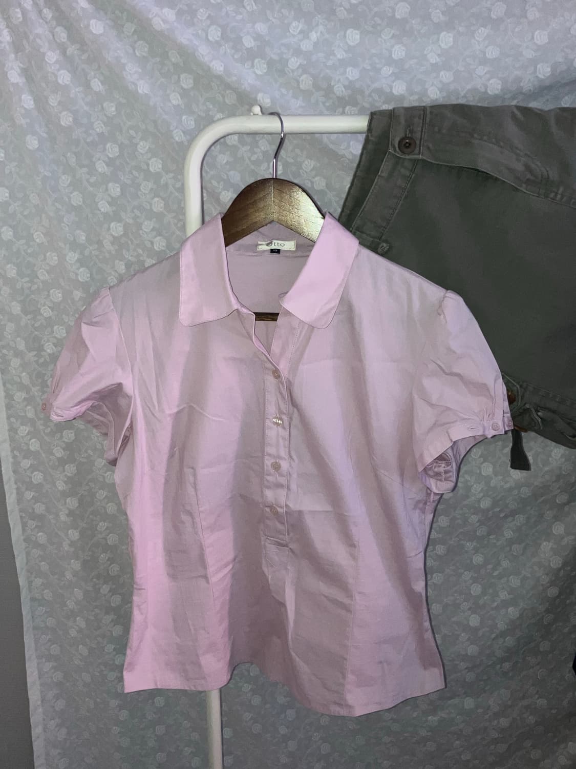 💌 Geekchic puffed short-sleeved blouse. 상품이미지1