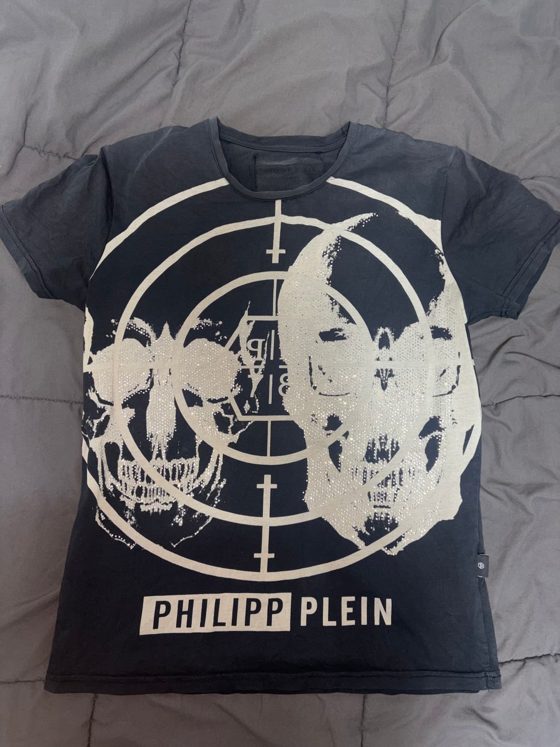 Philipp Plein skull target t-shirts 상품이미지1