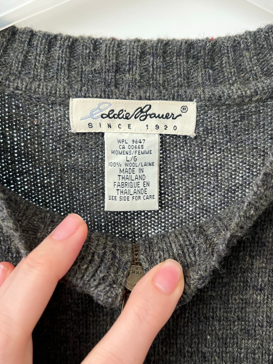 에디바우어 노르딕 집업 니트 가디건 상품이미지2