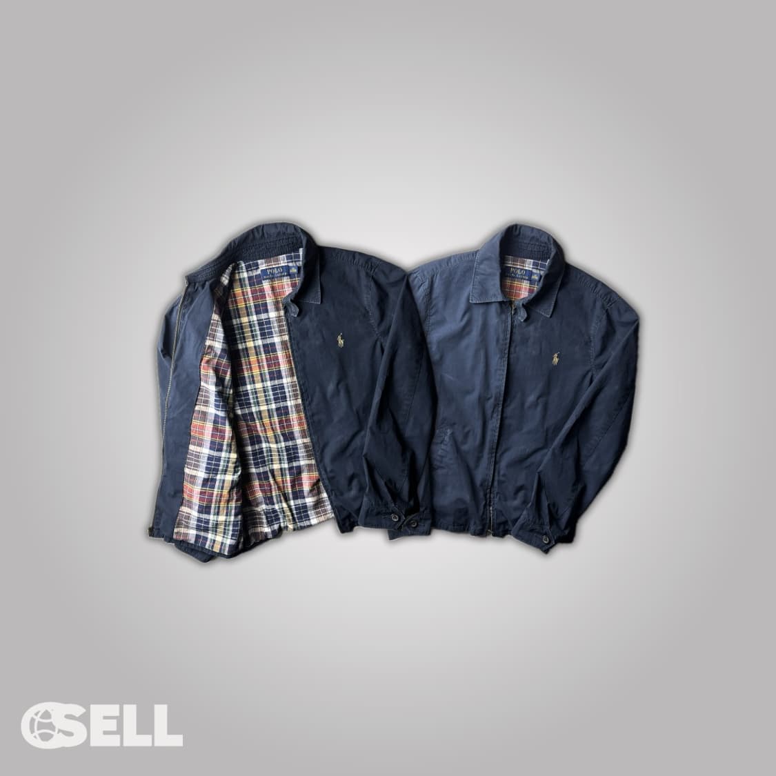 폴로 안감체크 자켓 상품이미지2