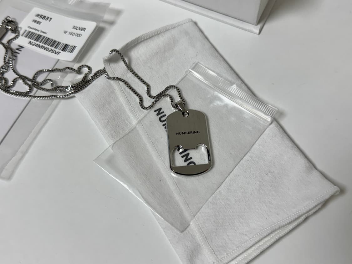 NUMBERING 넘버링 #5831 목걸이 판매 상품이미지3