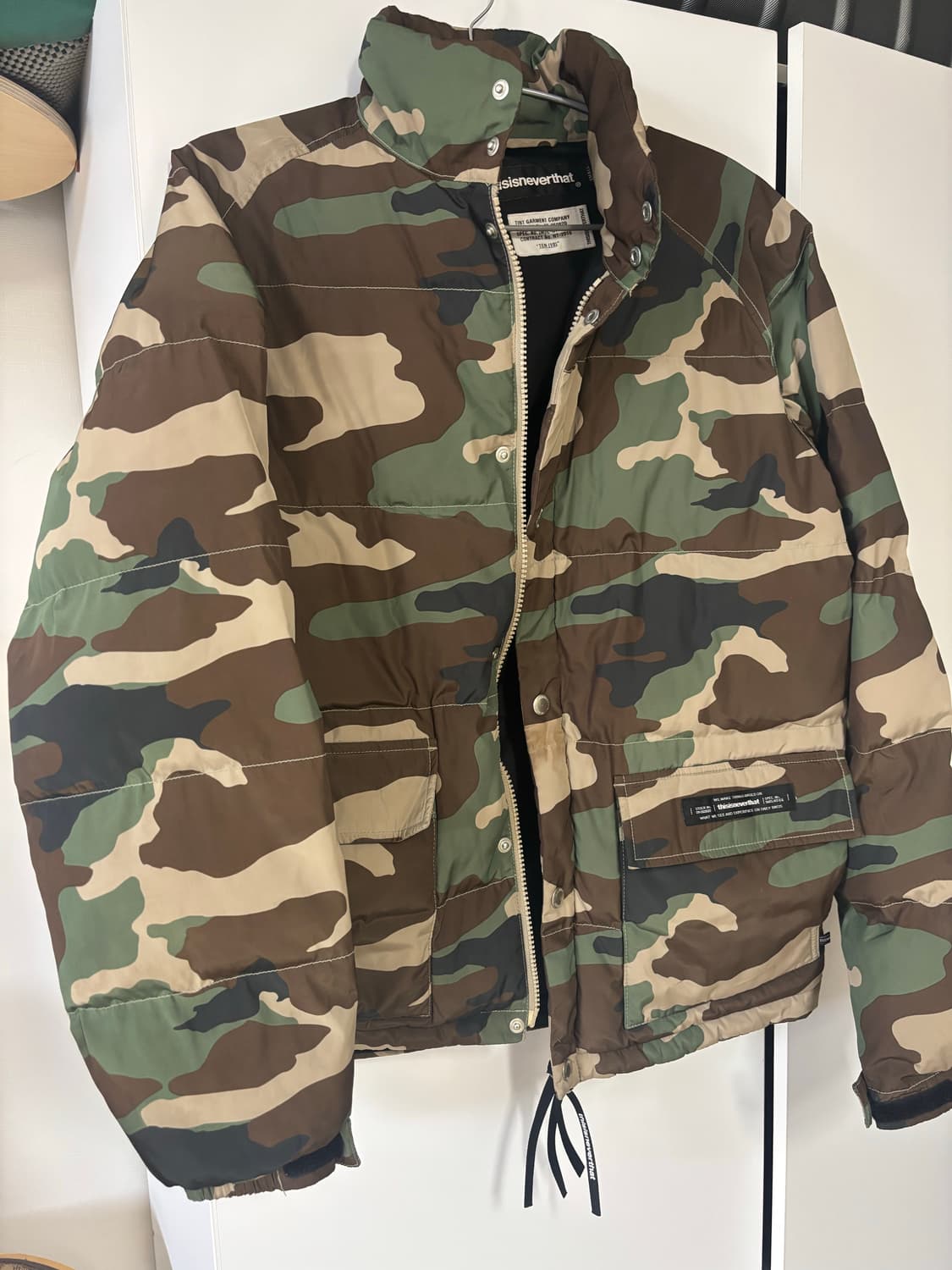 디스이즈네버댓 카모패딩 밀리터리패딩 상품이미지1