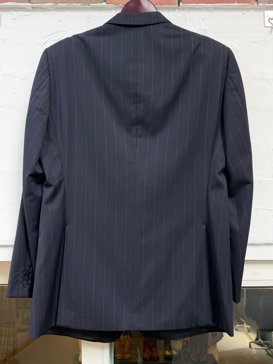 Armani 아르마니 꼴레지오니 스트라이프 울 블레이저 52R 상품이미지7