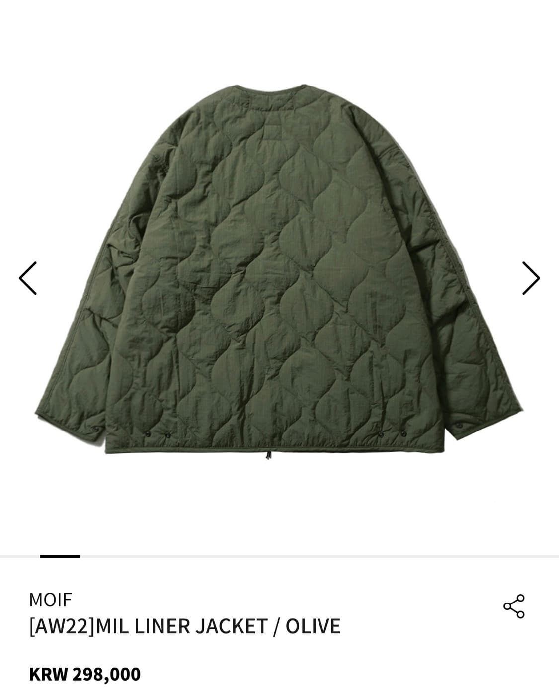 모이프 밀라이너 재킷 (3) 상품이미지4