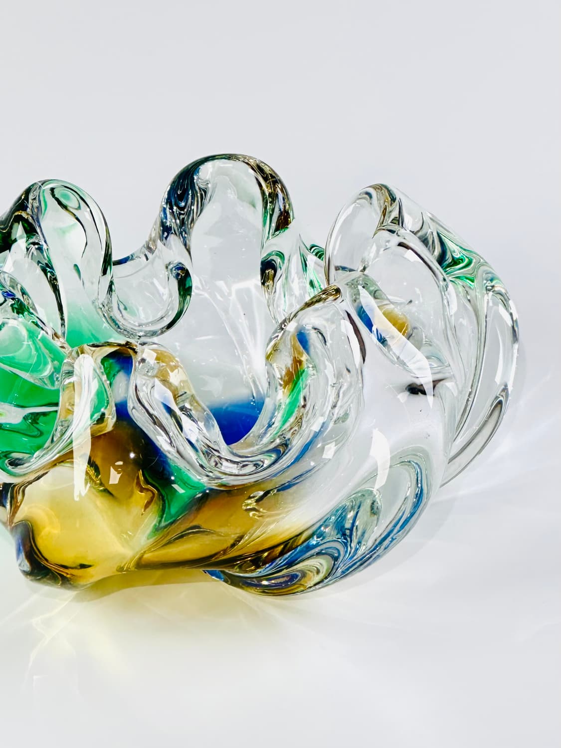 일본 빈티지 쿠라타 아트글라스 애쉬 트레이 오브제 상품이미지5