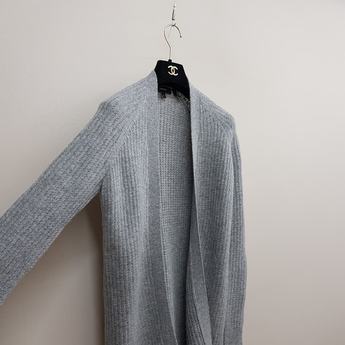 띠어리 THEORY 캐시미어 100% 롱 가디건 코트 P사이즈 상품이미지3