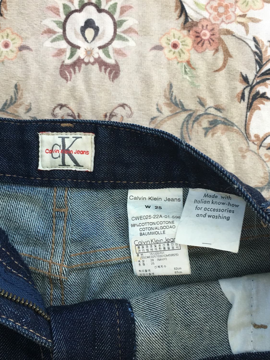 00‘s Calvin klein denim skirt (Y2K) 상품이미지5