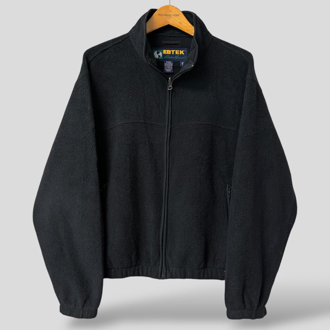 (S)에디바우어 EBTEK 플리스 블랙 집업 상품이미지1