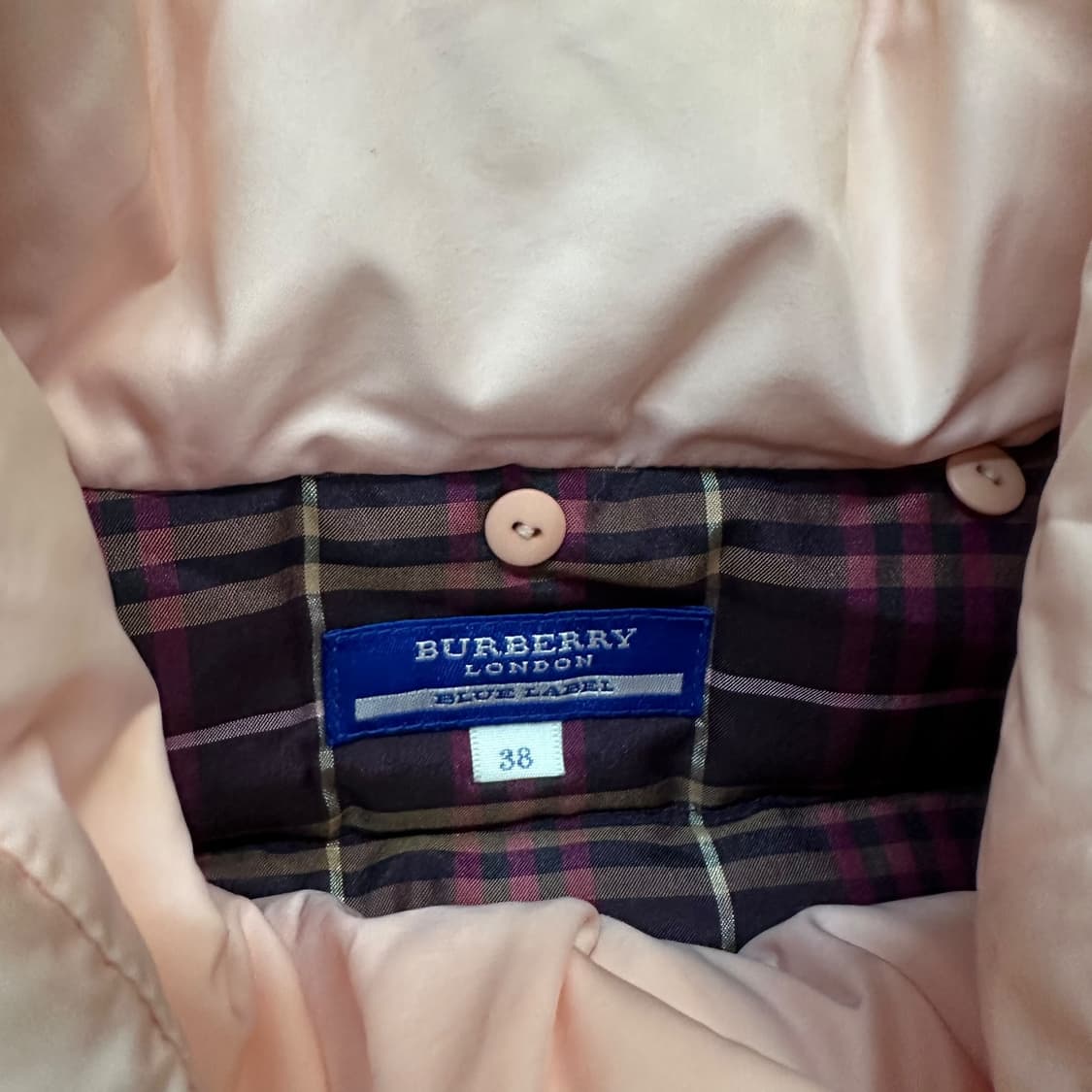 버버리 블루라벨 패딩 베스트 상품이미지5