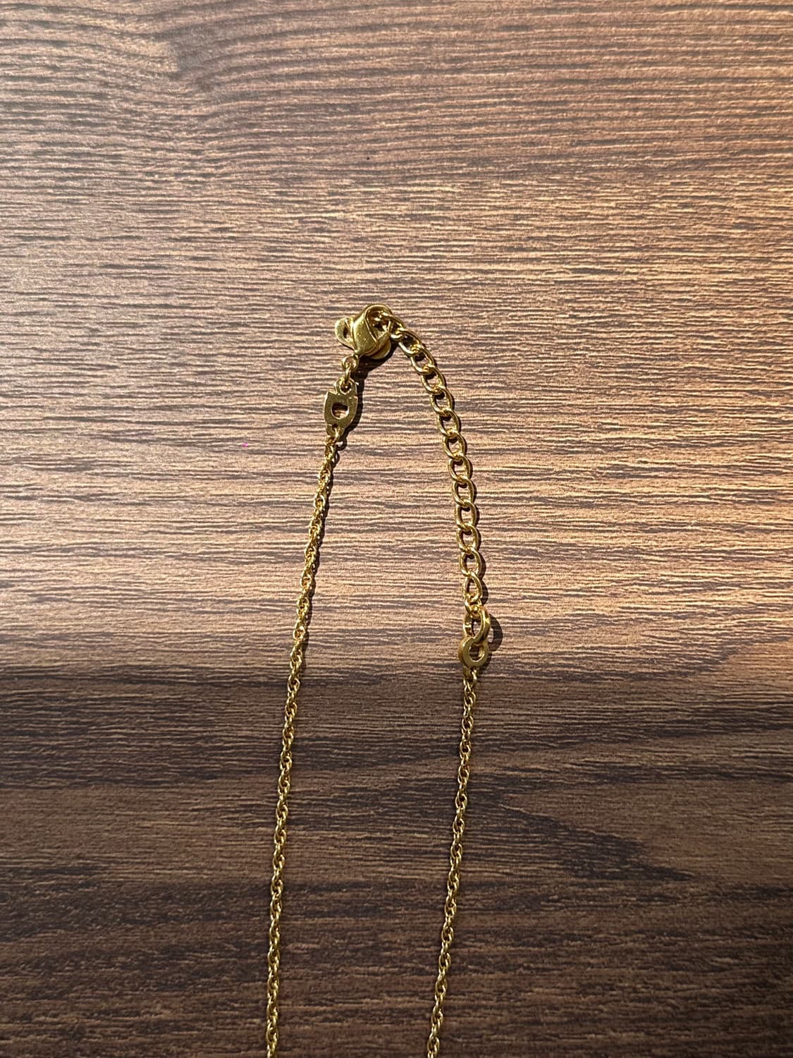 [DIOR] 정품 디올 플레이트 골드 목걸이 상품이미지8