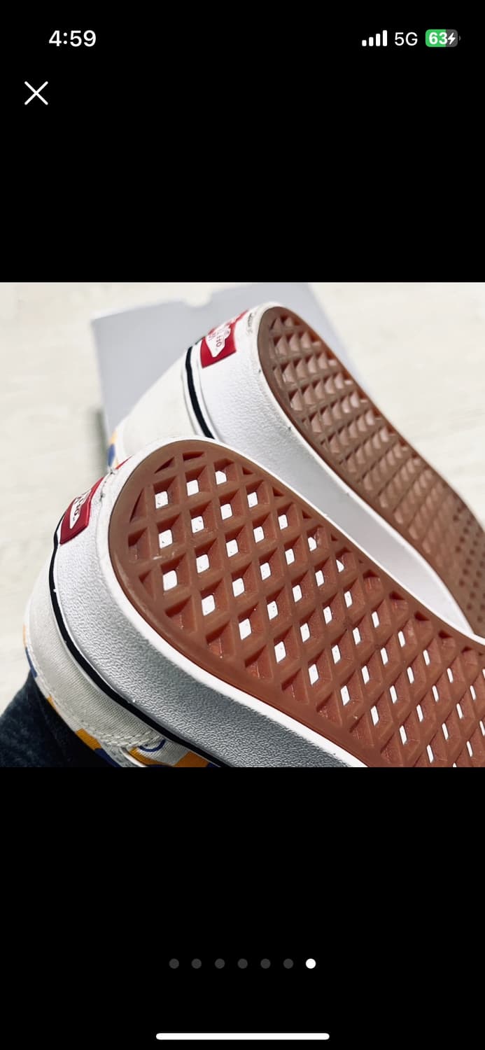 [VANS] 컴피쿠시 올드스쿨 LX 오프화이트 블루도트 / 270 상품이미지7