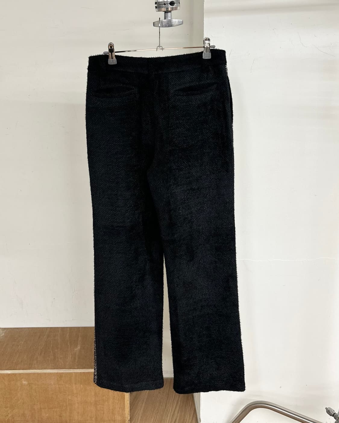 브루앙 블랙 라인스톤 팬츠 상품이미지4