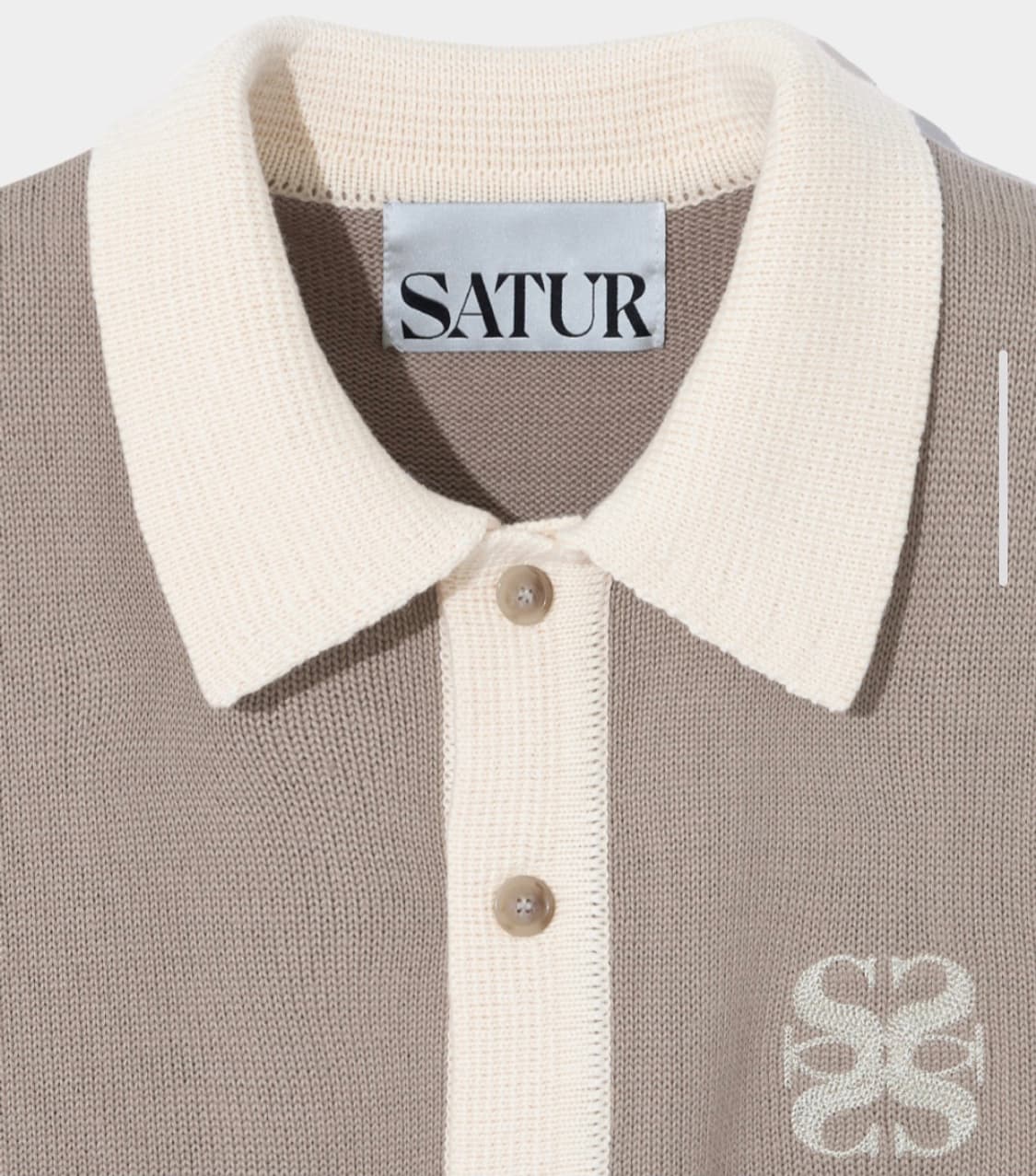 세터 Satur 나폴리 소프트 코튼 폴로 니트 상품이미지3