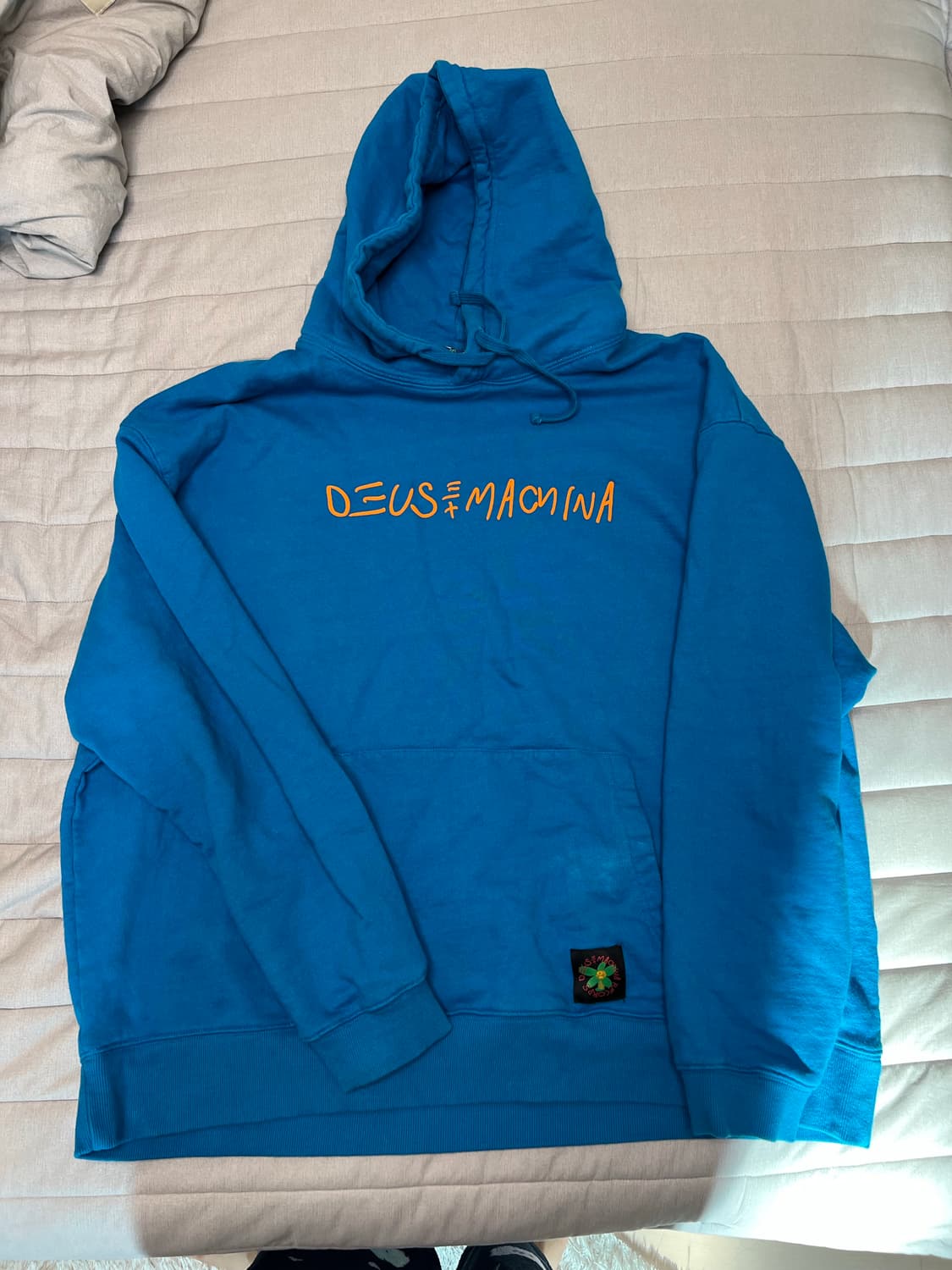 데우스 엑스 마키나 블루 후드티 xxl 상품이미지1